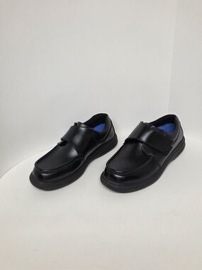 Hush Puppies Gil Black Leather Comfort Shoes Men’s 9 Wide. #0238